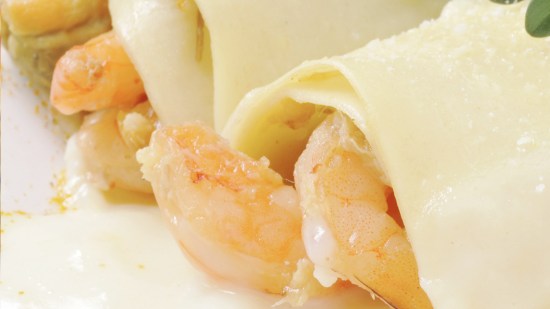 Canelones de marisco