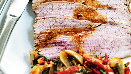 Rabillo de ternera asado al horno