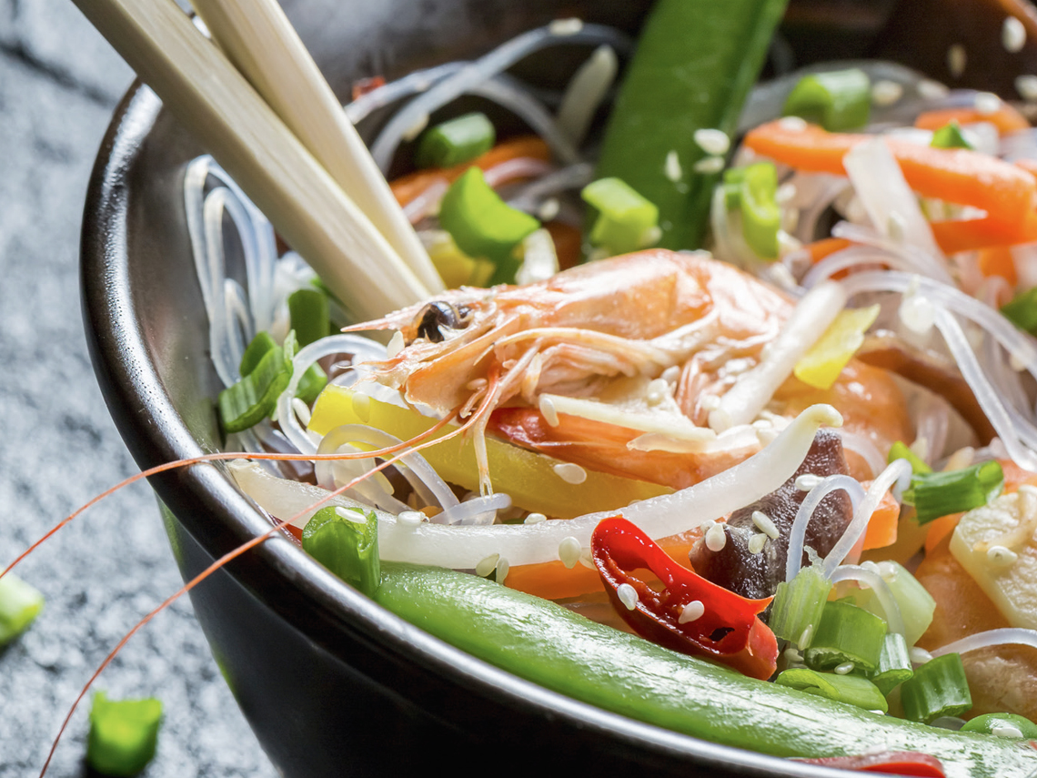 Ensalada con aliño vietnamita