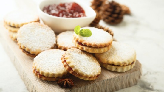 Galletas de fresa y crema