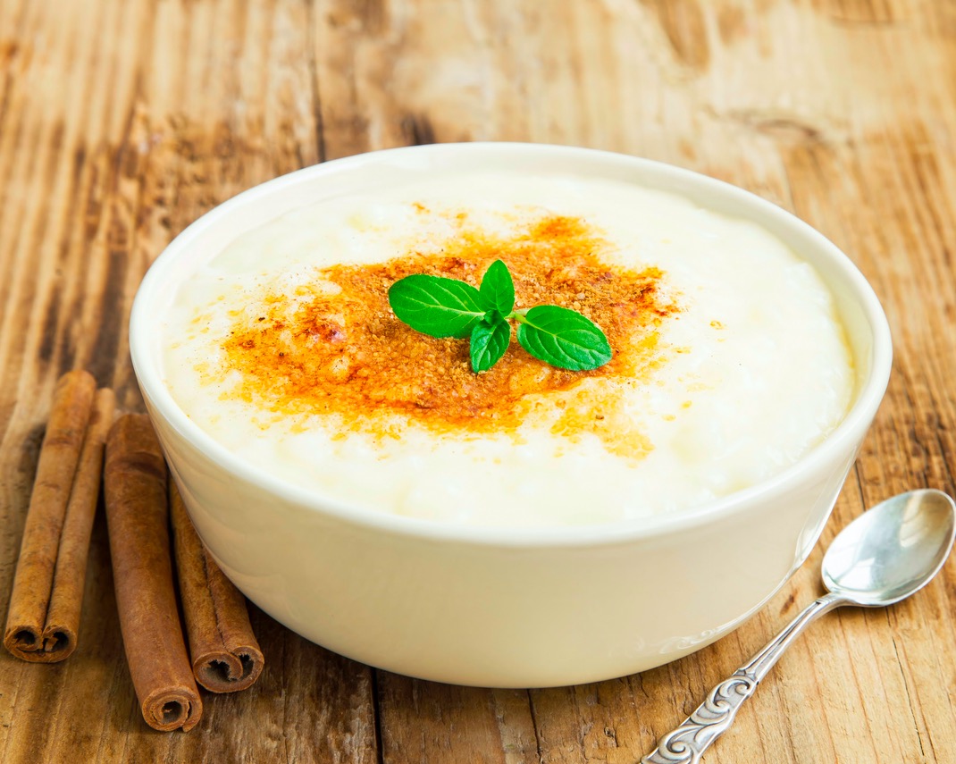 pudin de arroz con vainilla