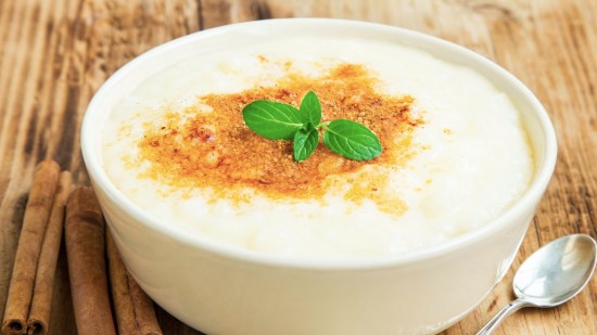 pudin de arroz con vainilla