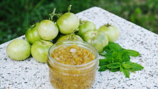 Chutney de tomate verde