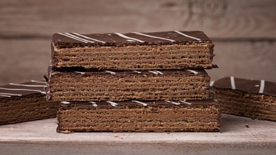 Obleas de chocolate caseras