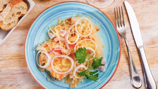 Ensalada de repollo en escabeche