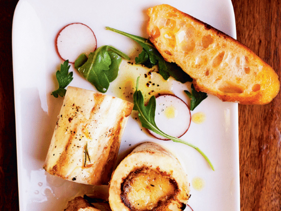 Tuétano con cítricos