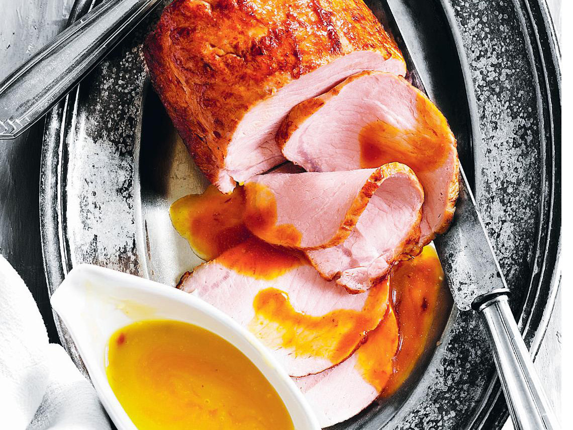 Receta de asado de cerdo con salsa a la naranja