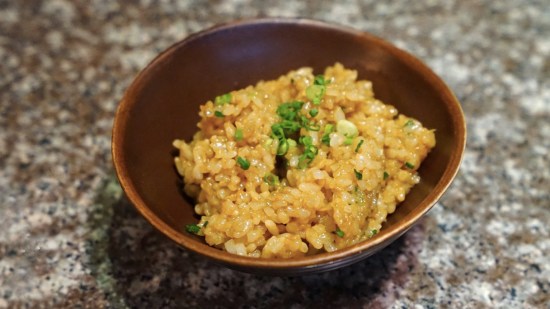 Arroz frito con jengibre