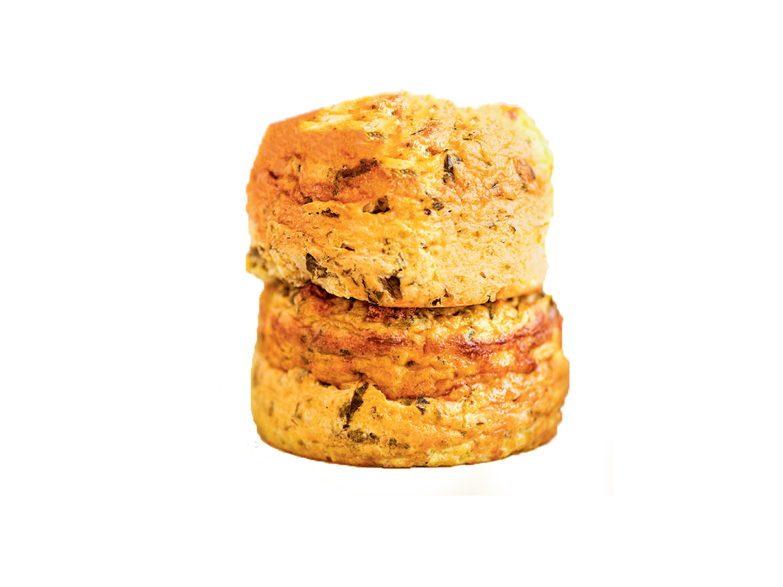 Pudin de coliflor y brócoli