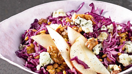 Ensalada de invierno de lentejas