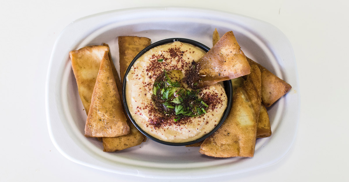Moutabbal o paté de berenjena ahumada