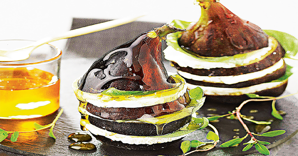 Receta de higos con queso de cabra y miel. ¡Deliciosos!