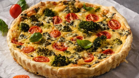 Tarta provenzal de verduras. Receta vegetariana