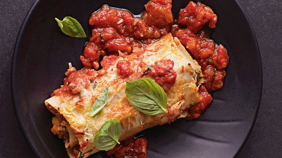 Canelón vegetariano