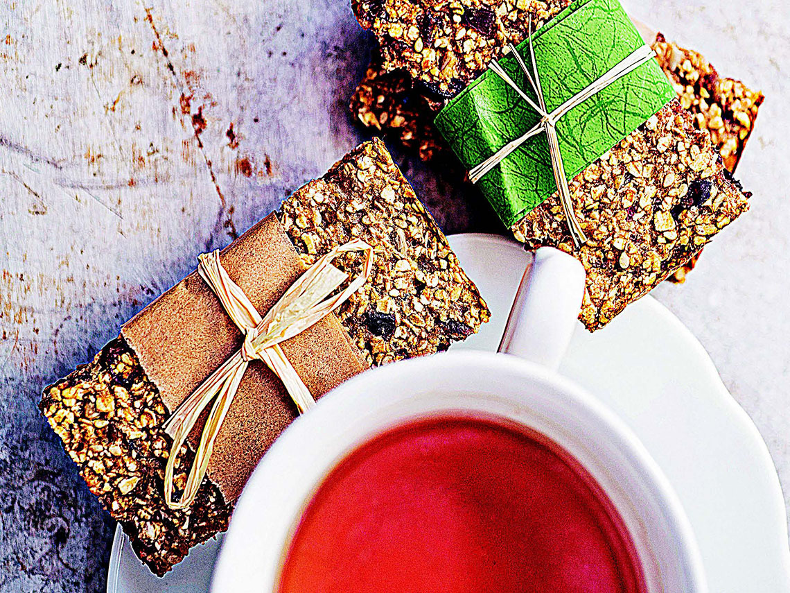 Barrita de muesli con frutos secos