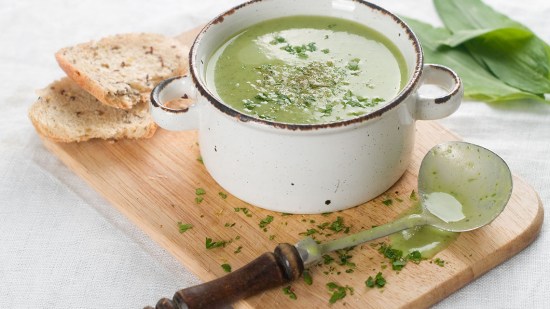 Crema fría de lechuga