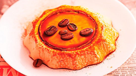 Receta de flan de café y caramelo