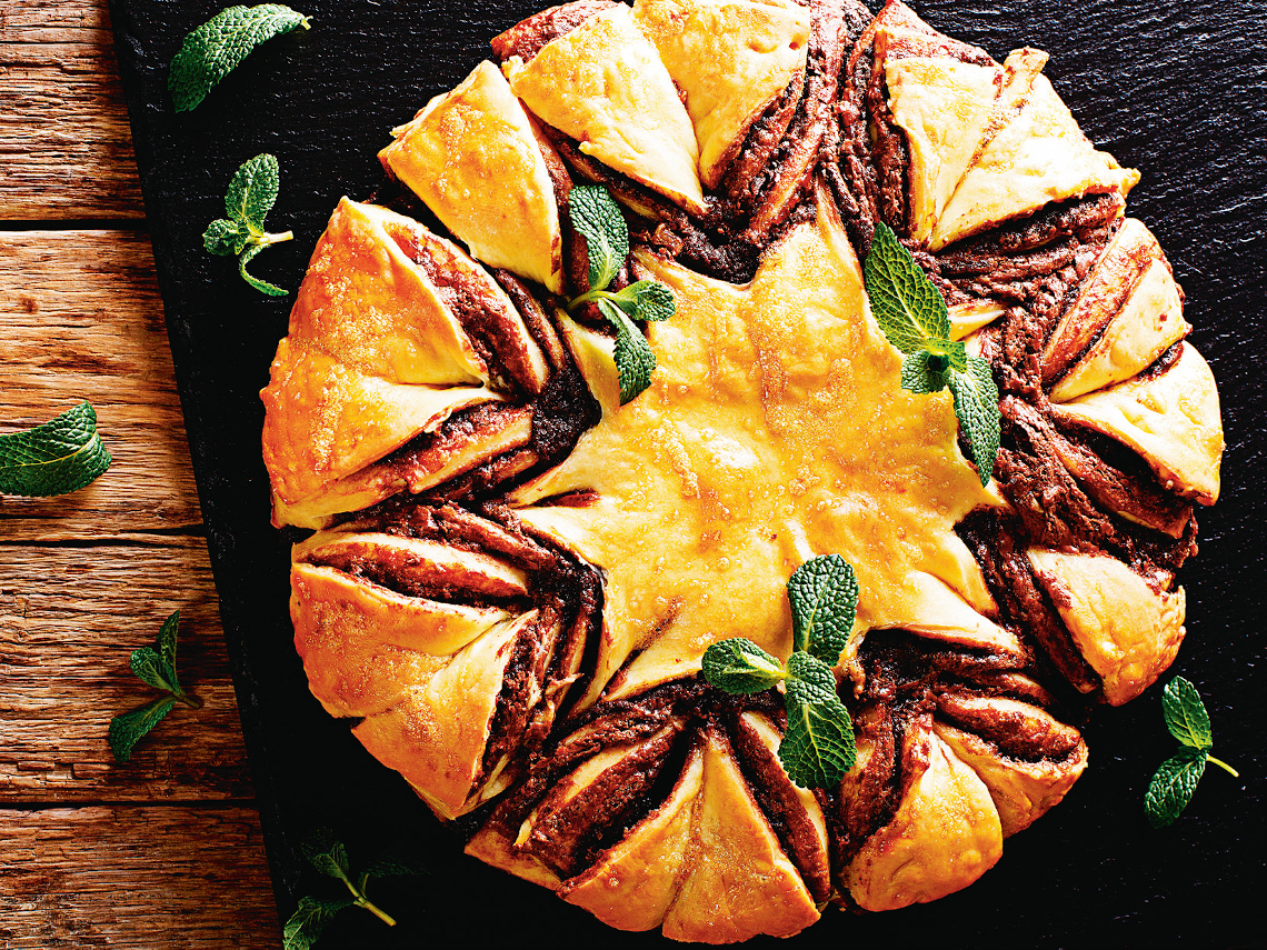 Estrella de chocolate