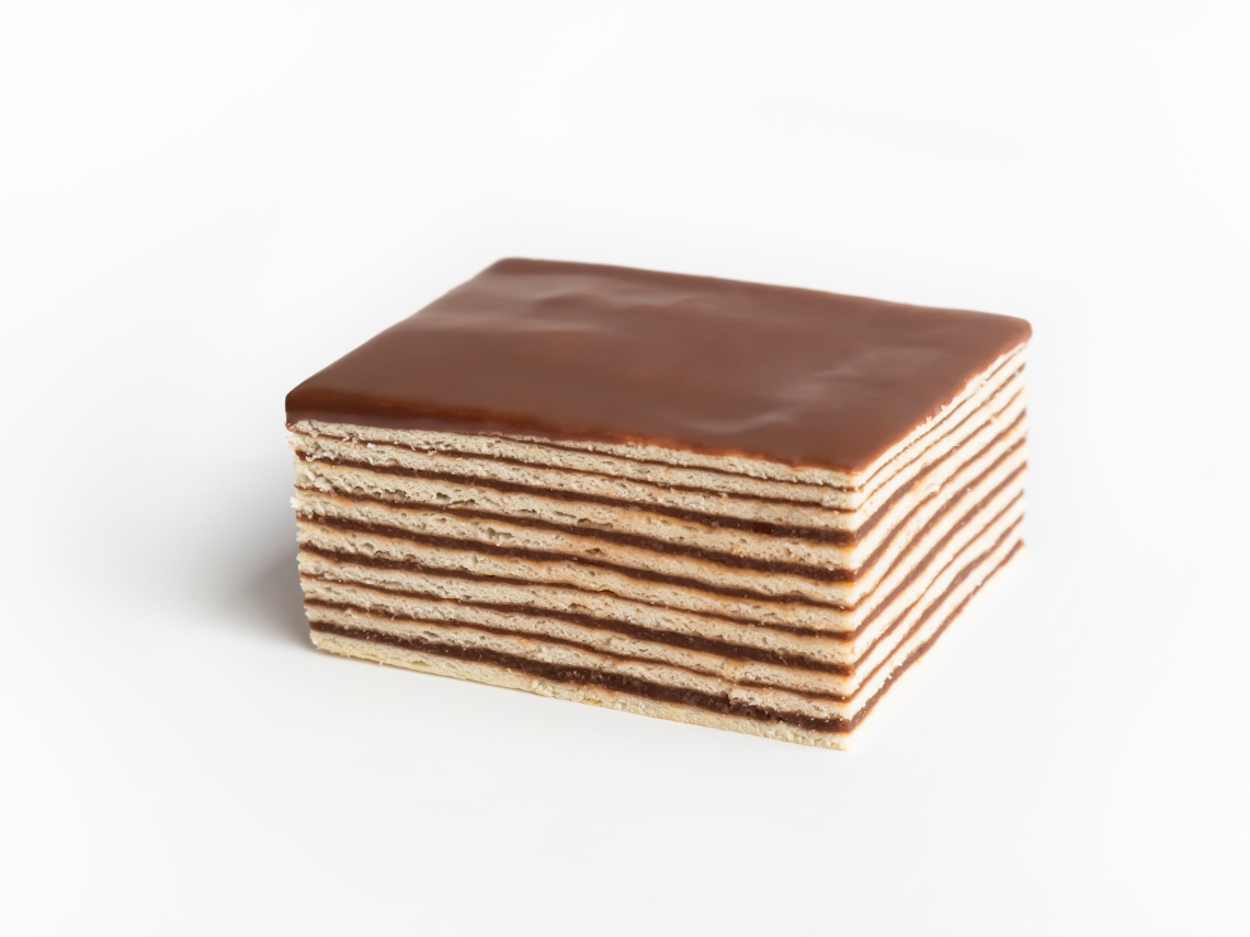 Tarta de crepes y chocolate