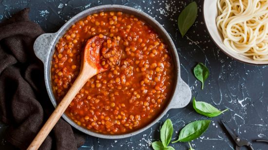 Lentejas a la italiana