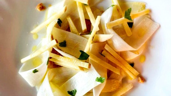 Ensalada de espárragos blancos