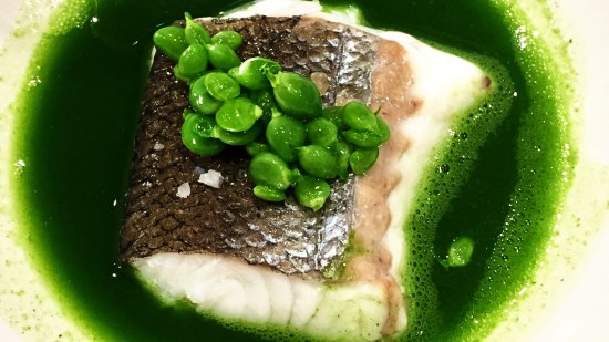 Merluza al vapor y salsa verde