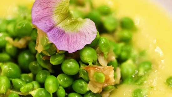 Cómo hacer Guisantes Lágrima con yogurt de aceite de oliva y avena frita