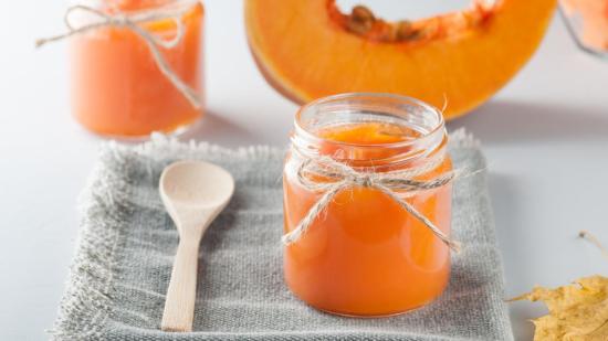 Crema de calabaza y stevia