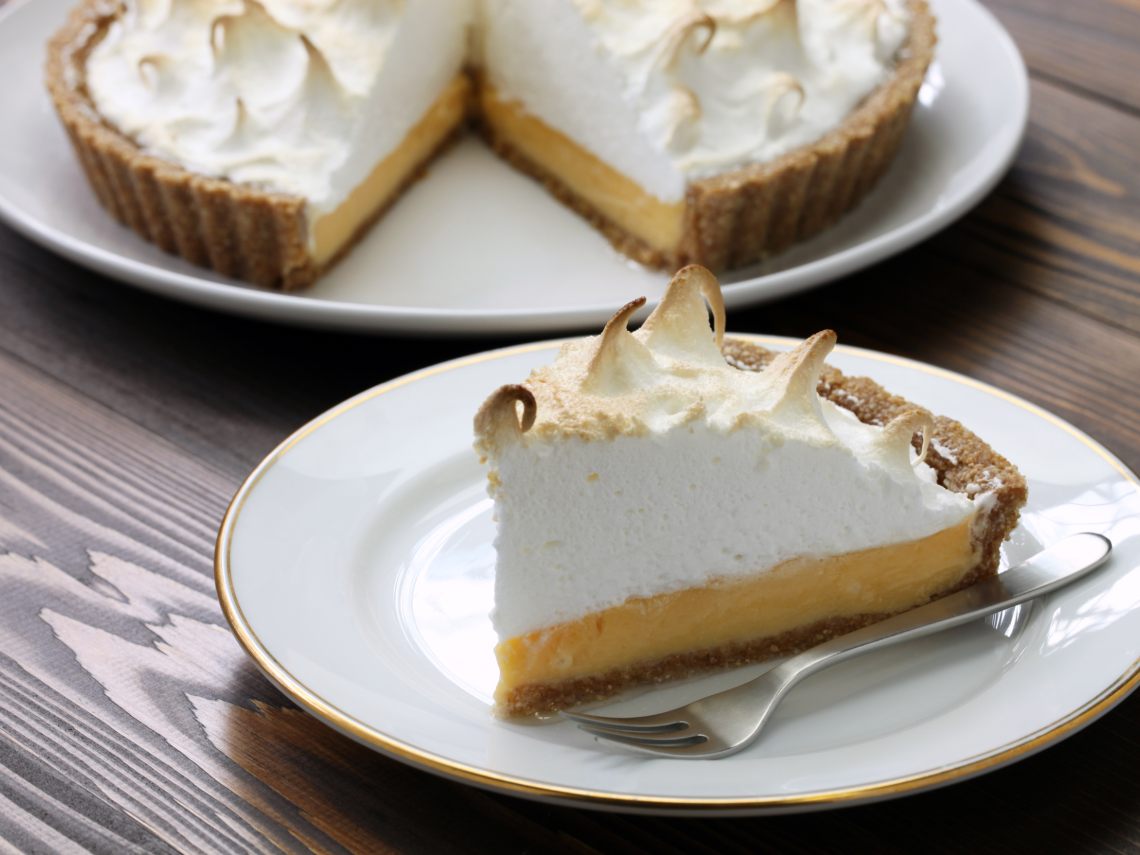 Tarta de limón y merengue