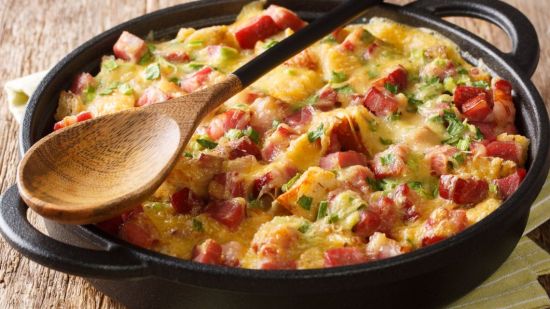 Patatas a la carbonara