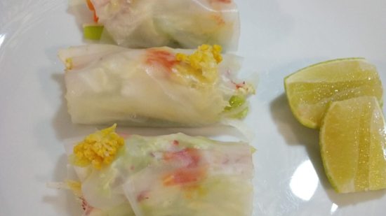 Rollitos vietnamitas de verduras