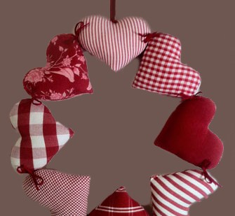 Una Corona de Navidad Casera