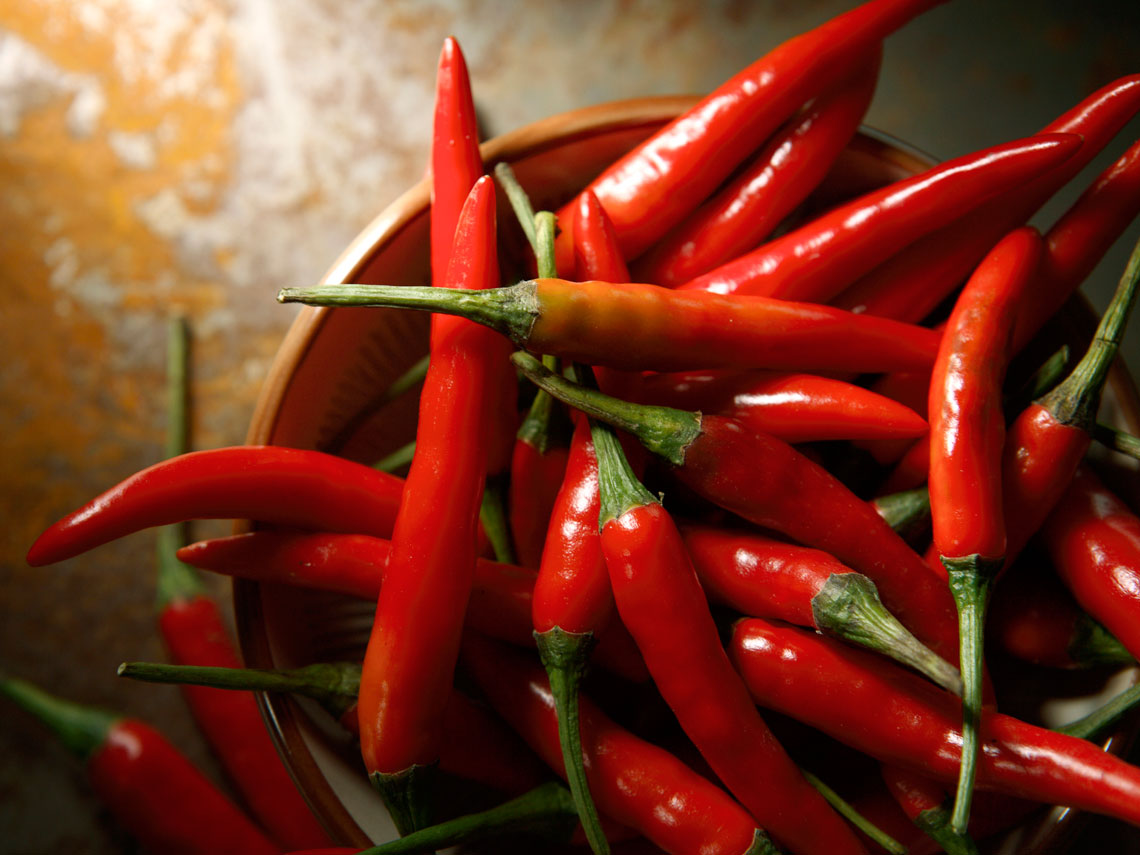 Las propiedades de la guindilla que no conocías