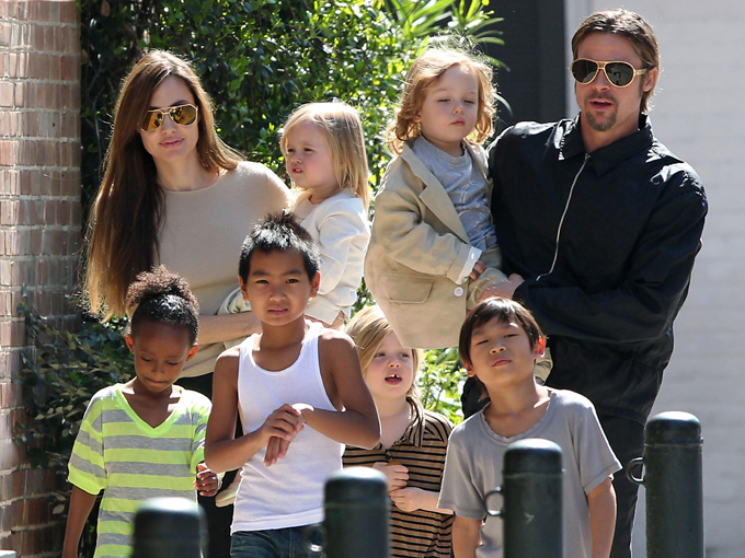 Brad Pitt lucha por la custodia de sus hijos