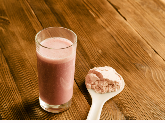 Batido de proteína sabor fresa