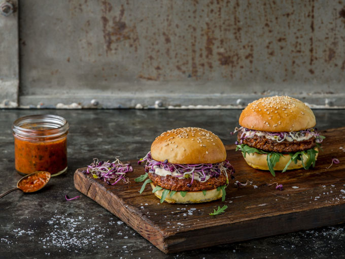 hamburguesa de insectos essento