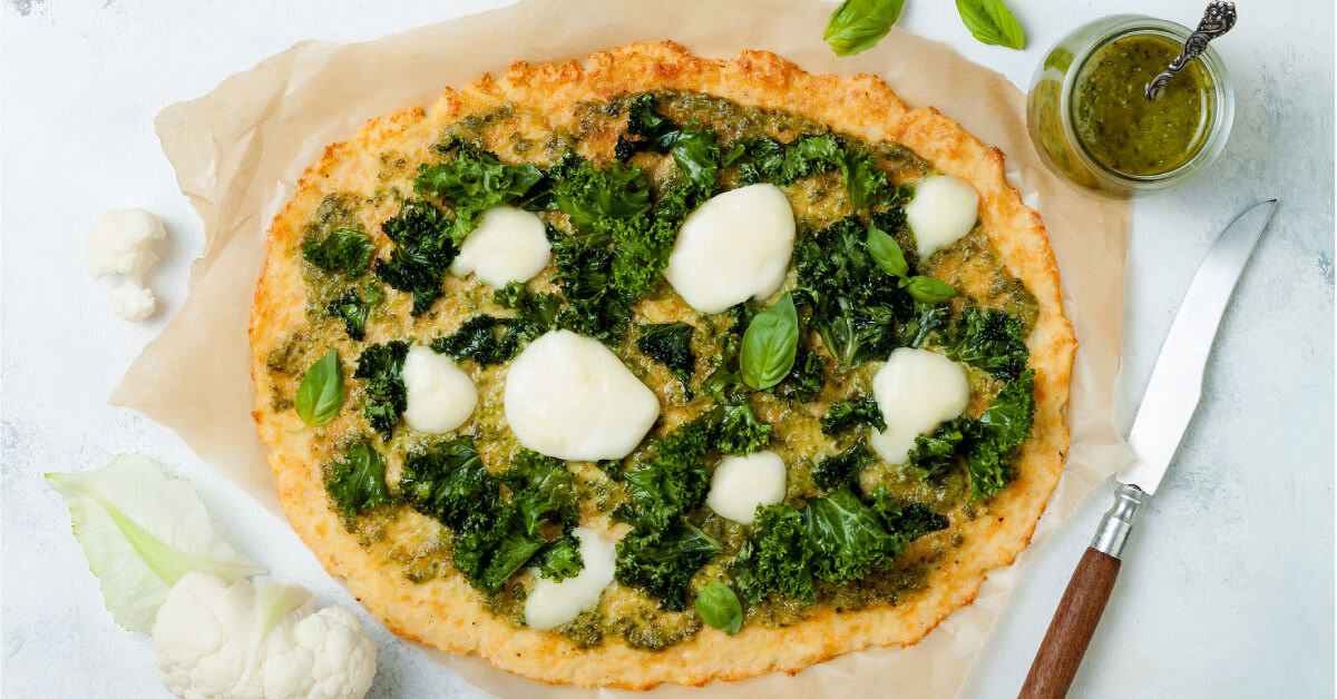 Cómo hacer pizzas con masas vegetales: de coliflor, brócoli y calabacín