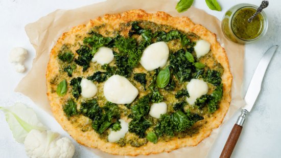 Cómo hacer pizzas con masas vegetales: de coliflor, brócoli y calabacín