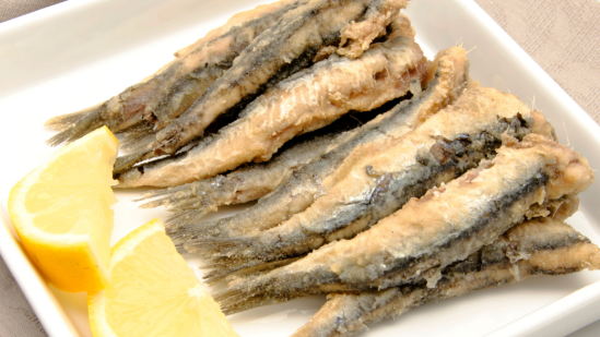 Boquerones fritos