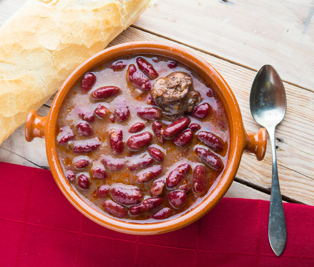 Pochas con codornices