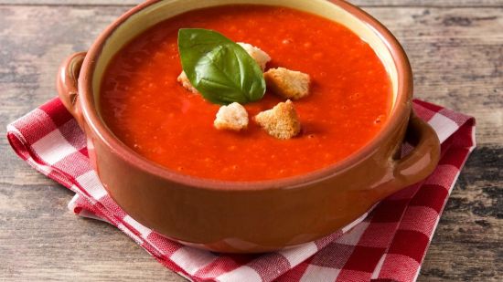 Sopa de tomate. Plato típico extremeño.