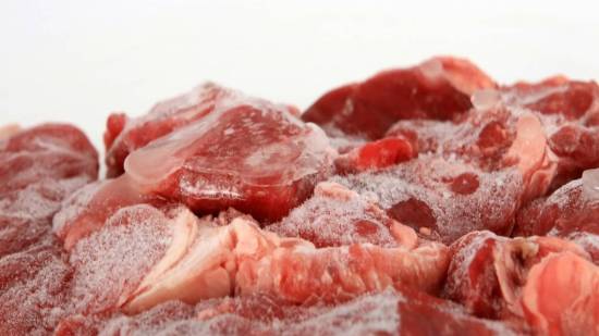 Carne congelada