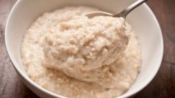 Receta de porridge de avena al microondas
