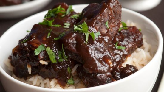 Costillas de cerdo glaseadas con Hoisin