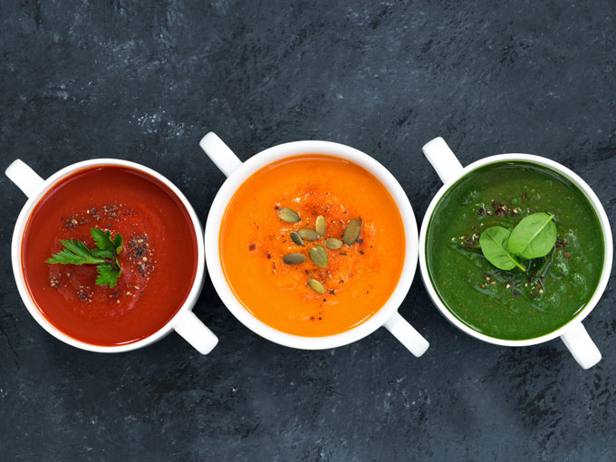 Cremas y sopas: la solución rápida y healthy