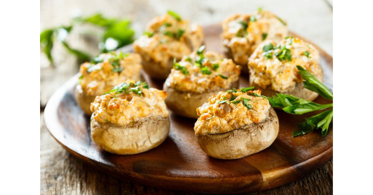 Champiñones rellenos, un aperitivo para sorprender a tus invitados