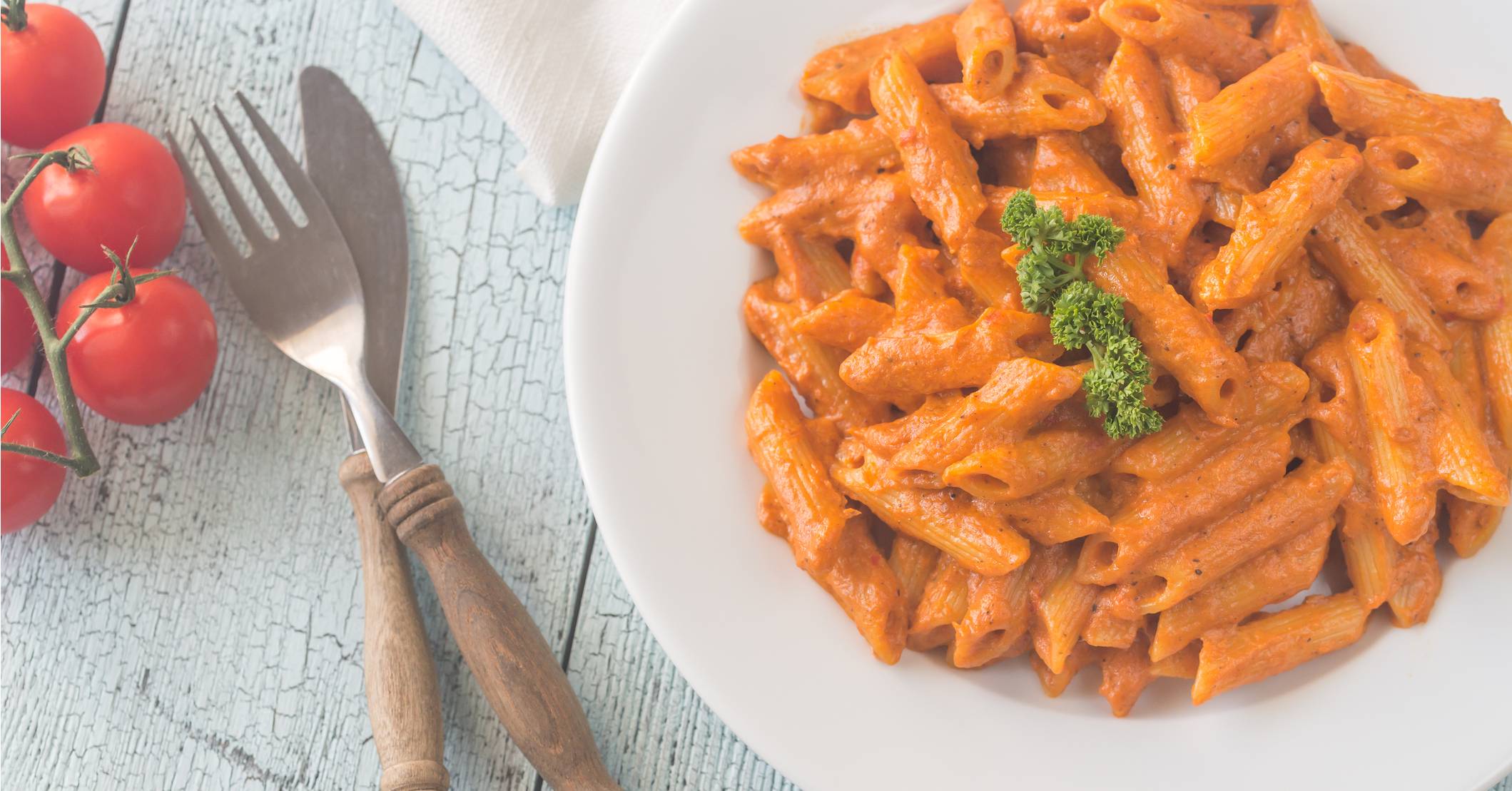 Pasta cremosa con pimientos asados, la receta más fácil y deliciosa de Jordi Cruz