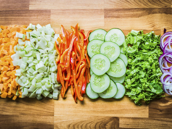 Curso básico para cortar verduras como un auténtico chef