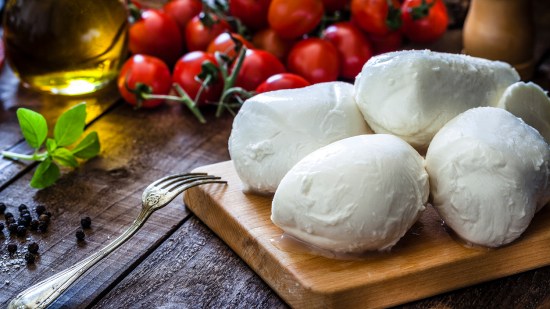 Queso mozzarella fresco