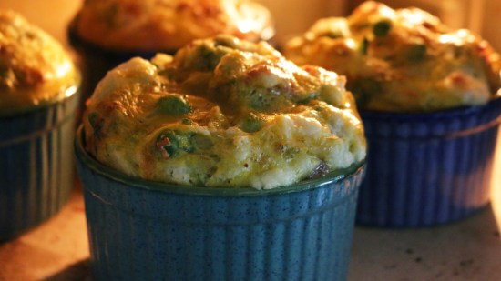 Flanecitos de espinacas